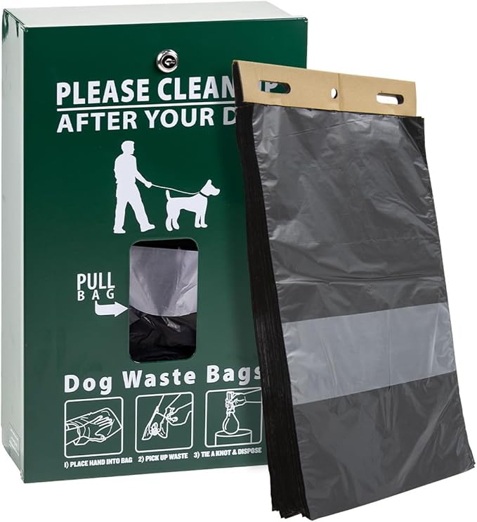 Zero Waste USA® ONEpul® Dog Waste Station Bags, 8 Headers, 800 Count | ONEpul® pull-strap header bags dispense one at a time, 30% larger than rolls, 800 bags on 8 headers to reduce waste