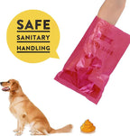 Dog Poop Bags Rolls with Dispenser - Strong Leak Proof - 390 Count Scented | Large 9x13 inch 26 Refill Rolls waste bag for Dog doggie doggy Walks, Cat Litter Cleanup and Everyday Pet Waste Disposal