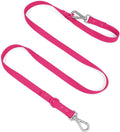 Wisedog Waterproof Dog Leash, Rose Violet, 5 ft × 3/4 in | Adjustable, 2 Metal Swivel Hooks, Easy to Clean, For Small, Medium, Large breed Dogs