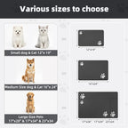 PADOOR Pet Feeding Mat-Absorbent Dog Mat for Food and Water Bowl-No Stains Easy Clean Dog Food Mat-Quick Dry Water Dispenser-Puppy Supplies Accessories