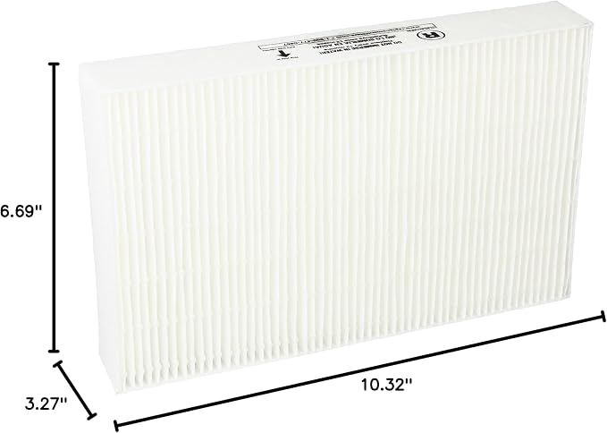 Honeywell HEPA Air Purifier Filter R, 2-Pk for HPA 100/200/300 5000 Series | Airborne Allergen Air Filter Targets Wildfire/Smoke, Pollen, Pet Dander and Dust