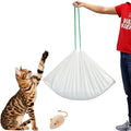 Cat litter Box Liners, 30 Count 46" x 19" XXL Heavy Duty Litter Tray Liner Bags with Drawstring for Extra Large Cat Litter Box