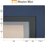 Neater Pet Brands Neater Mat Pet Mats for Food and Water, Cat & Dog Bowl Mat Waterproof Silicone, Feeding Tray, Dog Food Mats for Floors, Placemat w/Raised Edge for Under Bowls, 32" x 24", Grey