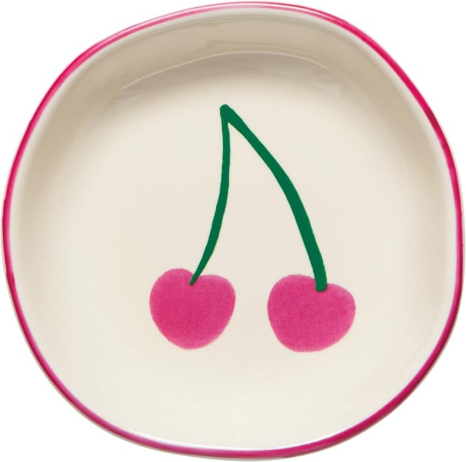 Jubilee Stoneware Pinch Bowls, Very Cherry