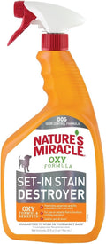 Nature's Miracle Oxy Set-In Stain Destroyer, Dog Odor Control, 32 oz
