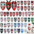 Abbylike 50 Pcs Christmas Plaid Dog Bandanas for Large Small Dog by Abbylike
