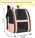 Texsens Innovative Traveler Bubble Backpack Pet Carriers for Cats and Dogs