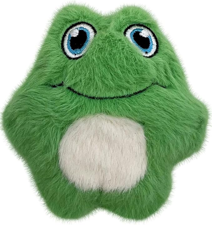 KONG Snuzzles Kiddos Mini Extra Small Dog Toy - Soft Plush Squeaky Toy for Small Dogs & Puppies (Frog/Pig/Duck Combo)