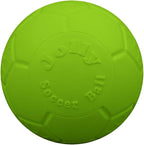 Jolly Pets Large Jolly Soccer Ball Floating-Bouncing Dog Toy; 8" Green Apple | Large 8 inch durable dog soccer ball for dogs 60 to 90 lbs, won't deflate when punctured, floats for water play, made in USA