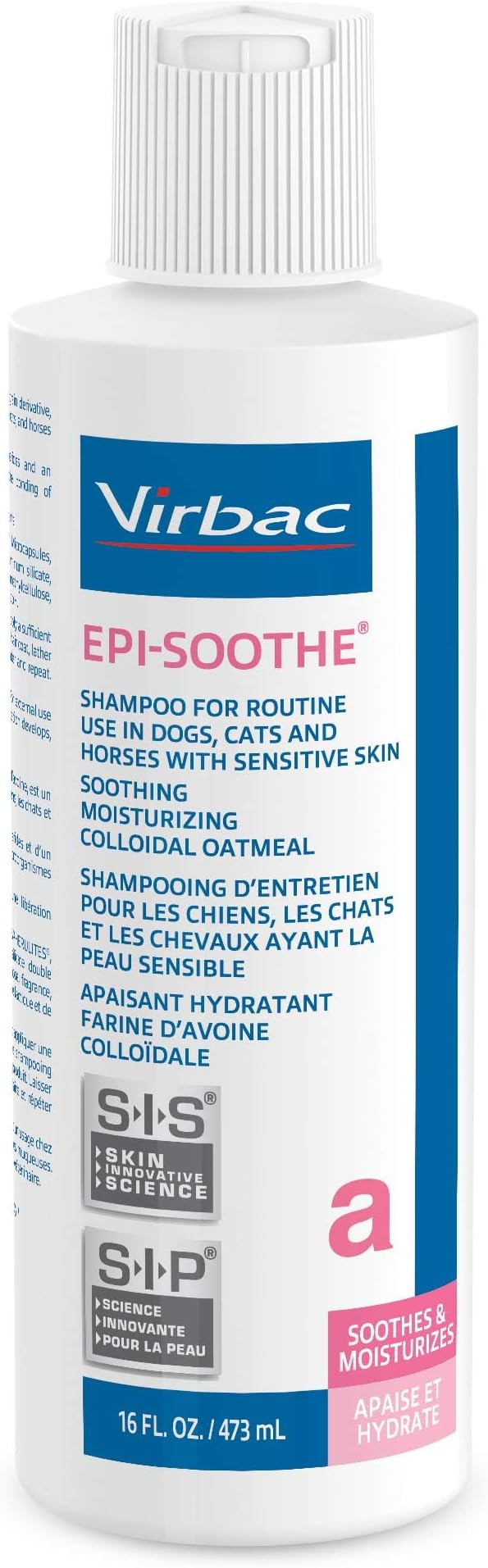 Epi-Soothe Shampoo for Dogs, Cats & Horses - for Dry and Sensitive Skin
