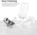 RIZZARI 8L Gravity Dog Water Dispenser: Stainless Steel Bowl Anti-Splash | Wide Mouth Easy Cleaning/ Dishwasher Safe/No Electricity Needed/ Filtered Fresh Water / Multi-Pet Homes
