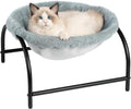 JUNSPOW Cat Bed Dog Bed Pet Hammock Bed Kitty Sleeping Cat Supplies Pet Supplies Whole Wash Stable, Detachable, Breathable, Easy Assembly Indoors Outdoors, 16.9 in x 16.9 in x 9.5 in
