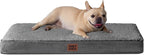 EHEYCIGA Orthopedic Dog Bed Medium with Removable Washable Cover,Grey,30x20 | Egg Crate Foam Support,Durable Oxford fabric,Non-Slip Bottom,Machine Washable,Soft Waterproof Plush Pet Bed Mat For Crate
