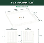 FXW Rollick Dog Playpen, Indoor, Yard & RV Camping, 32" H, 48 Panels | Easy setup, Heavy-duty, DIY layouts, for Small & Medium Dogs, Patented