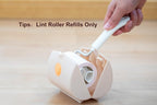 Universal Refills of Multipurpose Extra Sticky Lint Rollers for Pet Hair 80mm 3.15in Refills (2 Rolls 140 Sheets in Total)