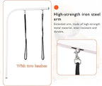 LEIBOU 36-inch Height Adjustable(23''~33.8'') and Foldable Pet Dog Grooming Table with Grooming Arm & 2 Noose for Dog Cat Pet Grooming Maximum Capacity Up to 260lbs