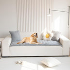 Pet Couch Covers Protector for Dogs Sofa Slipcovers Washable Cushion Cover | Non slip,scratch-proof furniture protector fits I-shape armchair,loveseat,recliner,sectional sofa pads(grey,27in*83in)