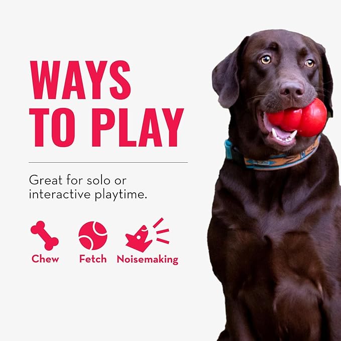 KONG Wubba - Dog Toy for Tug of War & Fetch - Dog Supplies for Puppy & Dog Playtime - Outdoor & Indoor Dog Toy - for XL Dogs - Randomly Provided Color