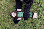 Lazy One Bigfoot Squeaky Dog Toy, Soft Crinkle Toy for Dogs, Durable Fabric - Image 3