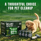 Pet N Pet Dog Poop Bags Rolls, 180 Count, Unscented Leak Proof Thick Waste