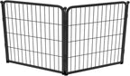FXW Homeplus Indoor Dog Playpen, 24" H, 2 Panels, for Puppies & Small Dogs | Stress-free play, Heavy-duty, Semi-open design, Easy setup, Threshold-free gate, Expandable, Patented