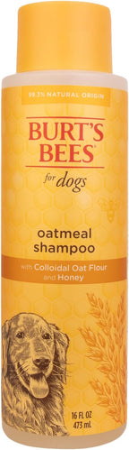 Burt's Bees for Pets Oatmeal Dog Shampoo with Honey, Soothing Formula for Itchy and Sensitive Dog Skin, Colloidal Oat Flour and Honey, pH Balanced, Sulfate-Free, 16 Fl Oz - 6 Pack