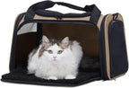 PETSFIT Pet Carrier for Cat, Small Dogs, Khaki