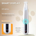 2026 New Pet Precision Trimmer, Dog Paw Trimmer with LED Light, Ultra Quiet | IP68 Waterproof, Dual-Speed Motor, Suit for Trimming Paw, Ear, Face, Butt, Eyebrows, USB Rechageble