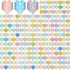 Geyoga 240 Pcs Dog Bandanas Bulk 4th of July Patriotic Pet Bandanas Adjustable Summer Triangle Dog Grooming Scarf Bibs Kerchief for Small Medium Large Cats Pet Costume(Easter) by Geyoga