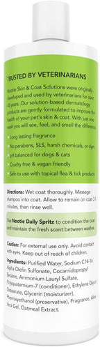 Nootie - Oatmeal Pet Shampoo for Sensitive Skin - Revitalizes Dry Skin & Coat - Natural Ingredients - Gentle Shampoo - Cleans & Conditions