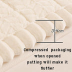 Mitid Sofa Cover Fuzzy Couch Cover for Pet, Couch Covers for Dogs Pets Mat | Washable Non-Slip Sofa Slipcover Cushion Protector Pets Friendly Mat, Dog Couch Cover, Square Couch Covers for Dogs Non Skid