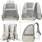 Texsens Innovative Traveler Bubble Backpack Pet Carriers for Cats and Dogs