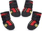 Dog Shoes Waterproof Anti-Slip Rain Boots with Reflective TLS3961