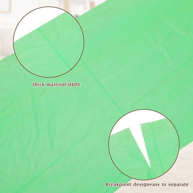 Sherr 50 Rolls Dog Waste Bags 10000 Count Dog Trash Bags Leak Proof Pet Doggie Poop Roll Waste Thick Plastic Bag for Home Park Outdoor Travel Pet Supplies(Dark Green)