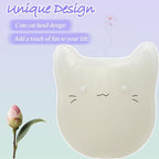 NewKe 4 Pack Deodorizer for Cumrige and for Fumoi Self Cleaning Litter Box | Odor Eliminator Fragrance Refills for Most Automatic Cat Litter Box, Cute Cat Shaped Design with Camellia Flower Scent
