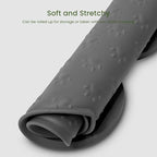 PWTAA Dog Food Mat Anti-Slip Silicone Dog Bowl Mat Thicker Pet Placemat Waterproof Cat Feeder Pad with Raised Edge Puppy Kitten Feeding Mats Suitable Small Medium-Sized Dogs Cats Eating Tray