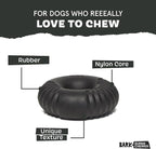 Barkbox Super Chewer Tough Dog Chew Toys for Aggressive Chewers, Dental Stimulating (Radius - Large) | Durable Dog Toy for Aggressive Chewers - Vanilla Scented Chew