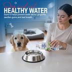 Premium Advanced Dog and cat Dental Water Additive – #1 Rated Fresh Breath & Plaque Fighter - Vet Recommended, Made in USA, 17 fl oz.