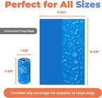 Best Pet Supplies Poop Bags for Dogs - Blue, 240 Count | Unscented, Leak-proof, Easy-Tear perforations, 15 Thick Bags per roll, Outdoor Walking & Travel, Fits Standard Holders