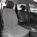 HONEST OUTFITTERS Dog Car Seat Cover 2 Pack, Waterproof Front Seat Car Cover for Cars, Trucks, and Suvs, Pet Front Cover for Cars, Nonslip Dog Seat Cover Grey
