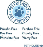 Pet House Mini Candles for Pet Odor Made with Natural Soy Wax, Plant Based, Dog and Cat Friendly Scented, Snow Cone Pack of 3