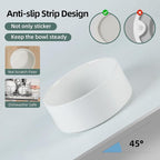 Havniva Ceramic Dog Bowls, 5.1” Dog Food and Water Bowl Set of 2 | Dog Food Bowl for Small Dogs, Food-Grade Ceramic, Dog Water Bowl with Non-Slip Rubber Base, Large Capacity, Dishwasher Safe