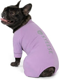 KYEESE UV Protection Dog Shirt, UPF 50+ Cooling Summer Jumpsuit for Small Medium Dogs, Breathable Reflective Shedding Control Dog Sun Shirts, Quick-Dry Dogs Onesie Pet Clothes, Purple, XL