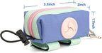 Dog Poop Bag Holder for Leash, Large-Capacity Canvas Pouch, Purple | Holds one bag roll, keys, treats, and small essentials with quick access, secure straps, and water-resistant canvas