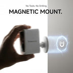VSTARCAM 2K Security Cameras Wireless Outdoor, No-Drill Magnetic & Adhesive Mount, Free Cloud & 64GB SD Storage, WiFi 6 2.4/5G, Motion Alerts, 6-Month Battery, Color Night Vision, IP66,2-Way Talk