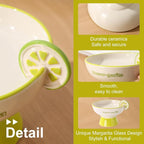 Elevated Cat Bowls Whisker Friendly. Ceramic Raised Whisker Fatigue Cat Bowl for Indoor Cats Protect The Spine and Prevent Vomiting. KGCCIZI
