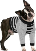 FUAMEY Dog Recovery Sleeve with Elbow Protector,Black Stripes M | Stop Licking Joints,Pet Long Sleeve Suit, Protecting Dog's Front Leg Arm Wounds, Cover Skin Conditions,Hot Spots