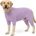 KYEESE UV Protection Dog Shirt, UPF 50+ Cooling Summer Jumpsuit for Medium Large Dogs, Breathable Reflective Shedding Control Dog Sun Shirts, Quick-Dry Dogs Onesie Pet Clothes, Purple, 2XL