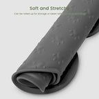 PWTAA Dog Food Mat Anti-Slip Silicone Dog Bowl Mat Thicker Pet Placemat Waterproof Cat Feeder Pad with Raised Edge Puppy Kitten Feeding Mats Suitable Small Medium-Sized Dogs Cats Eating Tray - 2PCS