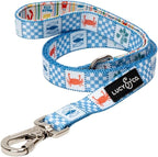 Lucy & Co. Sunny in Sicily Dog Leash, Durable Matching Dog Lead with Heavy Duty Hardware, Small